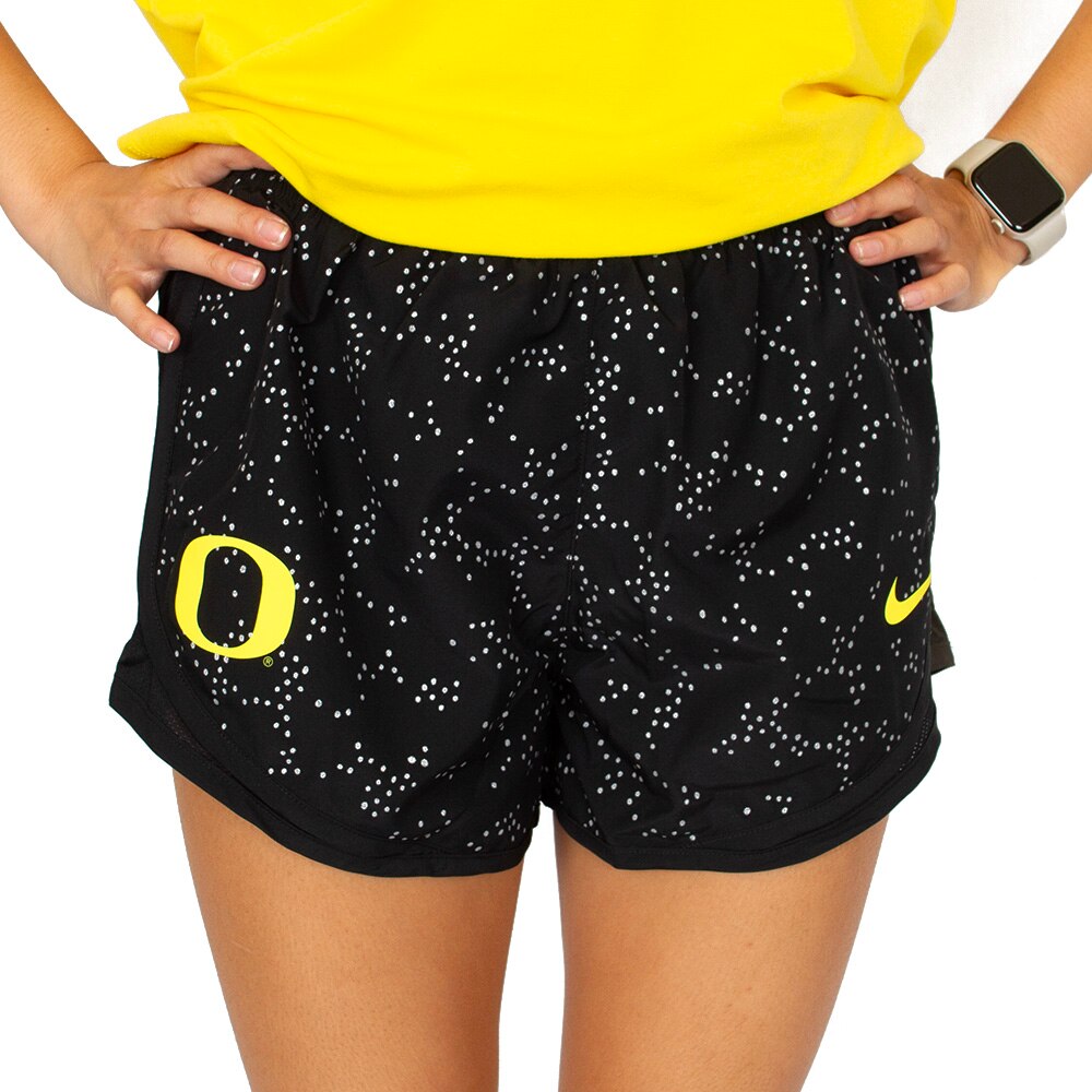 Classic Oregon O, Nike, Black, Shorts, Polyester, Women, Tempo, 954282